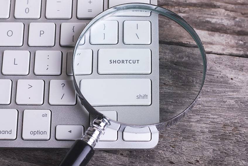 Shortcuts for Copying